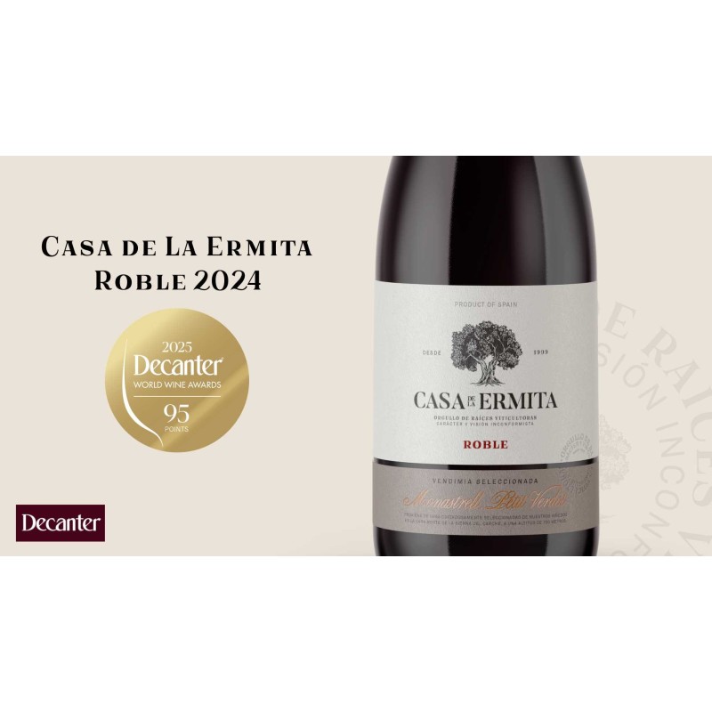 Casa de la Ermita Roble 2024 obtiene 95 puntos en Decanter
